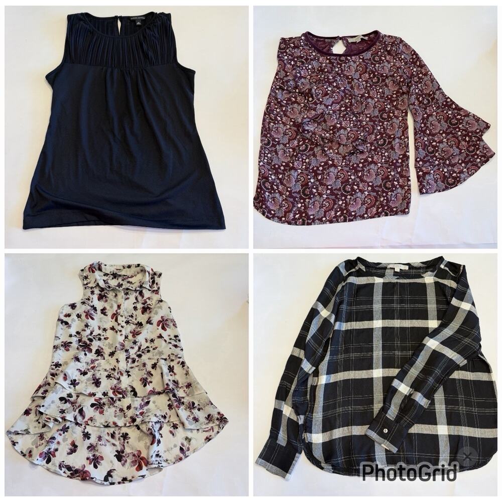 Wholesale Bulk Lot of 10 Women’s Blouses Tops Shirts Dresses Size XS (WT7) - Picture 3 of 14